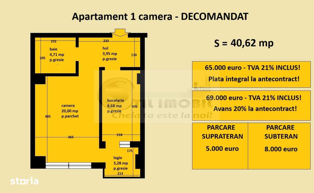 Apartament decomandat Cug Valea Adanca, bloc nou, cartier rezidential - Imagine principală: 2/8