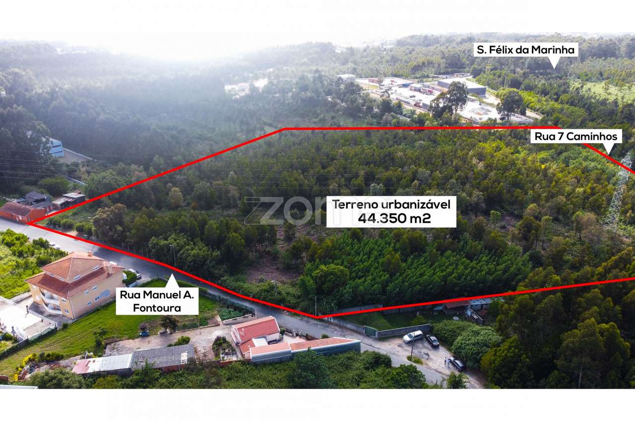 Terreno para construção em Serzedo, junto a São Félix da Marinha - Grande imagem: 3/15