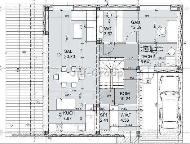 Konstancin Jeziorna, wolnostojący, 178m, do wyk.-3
