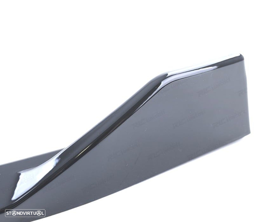 SPOILER LIP PARA VOLKSWAGEN VW GOLF 6 08-12 PRETO BRILHANTE - 2