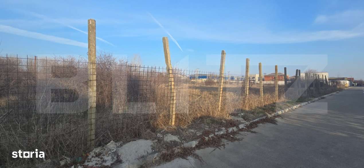 Teren intravilan, 4567 mp, front 80 metri liniari, zona Ford - Imagine principală: 2/5
