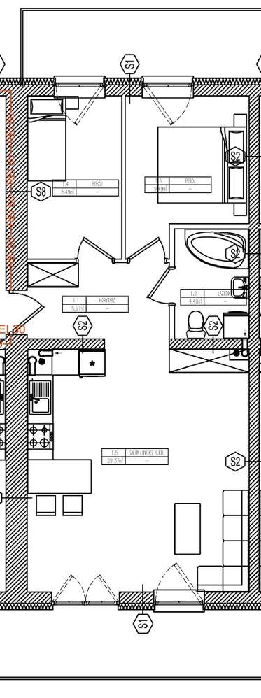 Rumiankowe Zacisze | mieszkanie 3-pok. | M11 - Pełny obrazek: 2/5