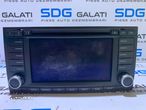 Radio CD DVD Player cu Navigatie Volkswagen Touareg 2002 - 2010 Cod 7L6035177E - 1