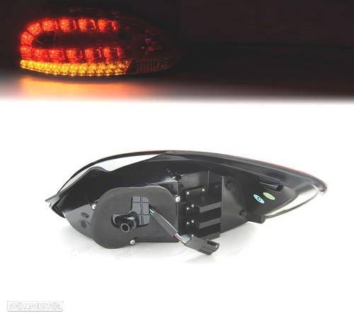 FAROLINS LED PARA VOLKSWAGEN VW SCIROCCO 08-14 VERMELHO ESCURECIDO - 2