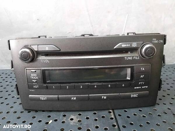 Radio cd player mp3 toyota auris e15 8612002520 - 1