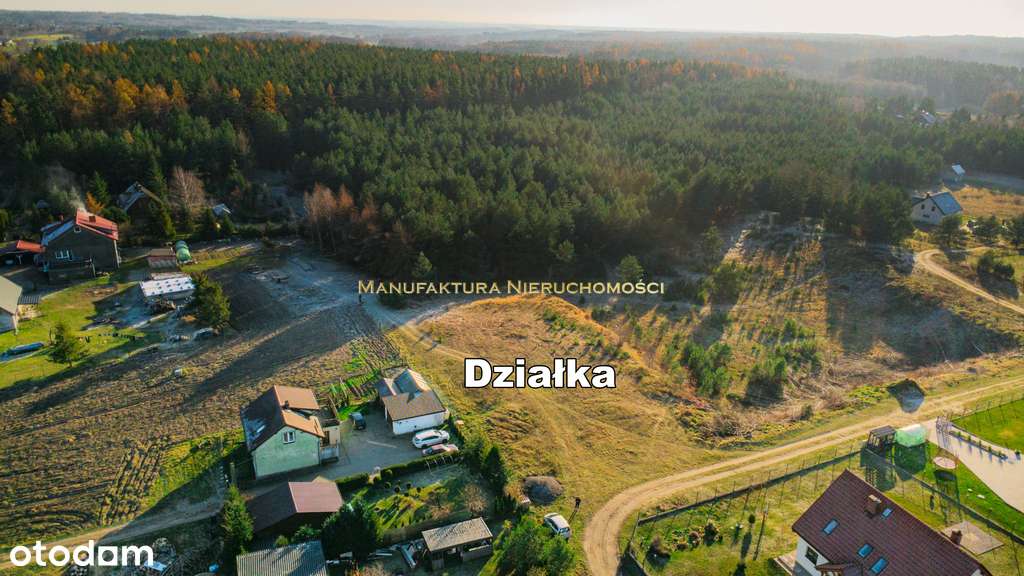 Wyjątkowa działka budowlana. Las i jezioro. - Pełny obrazek: 5/13