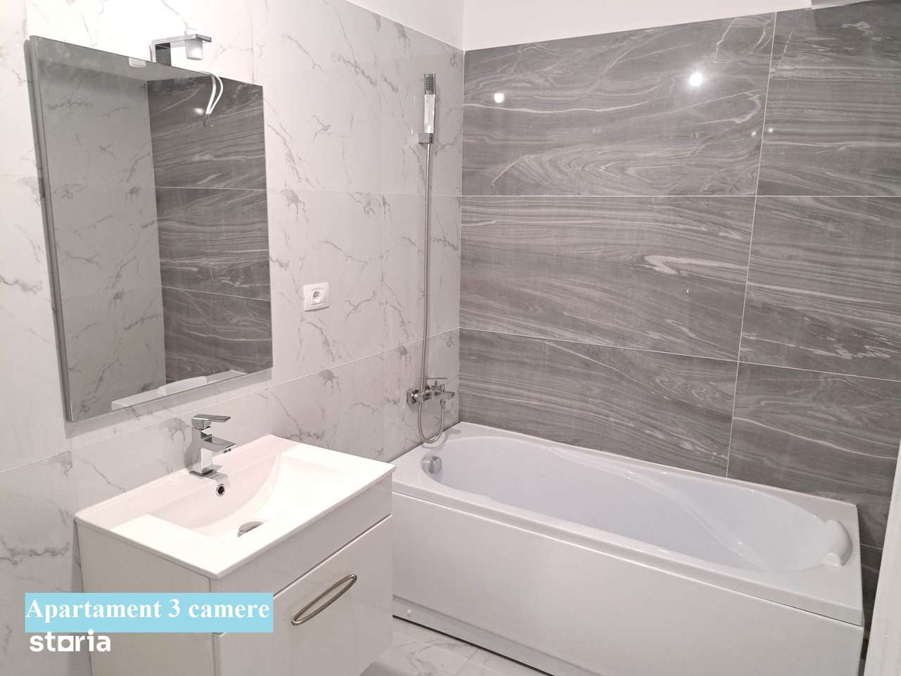 INTABULAT Apartament 3 camere, 2 bai, DECOMANDAT, bloc NOU CUG - Imagine principală: 5/9