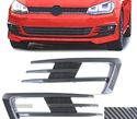 GRELHAS FARÓIS DE NEVOEIRO PARA VOLKSWAGEN VW GOLF 7 12-17 LOOK GTI CARBON - 1