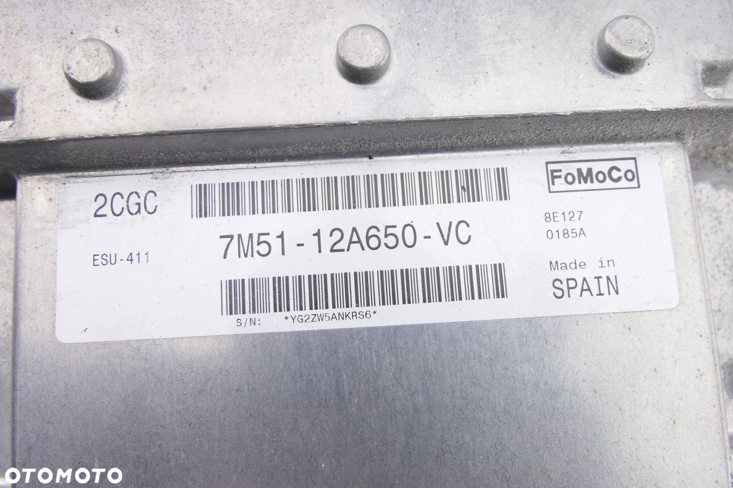 Sterownik Silnika FORD C-MAX 1.8 7M51-12A650-VC - 5