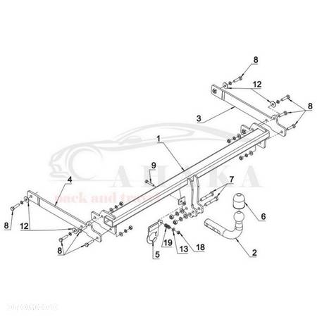 Hak Holowniczy Odkręcany Do Seat Leon St Kombi 2013-2020 - 3