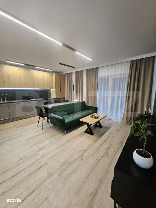 Apartament semidecomandat la cheie, 53 mp utili, parcare, zona Teilor-1