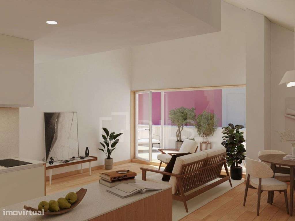 Apartamento T1 com terraço inserido em novo empreendimento, em Vila... - Grande imagem: 2/48