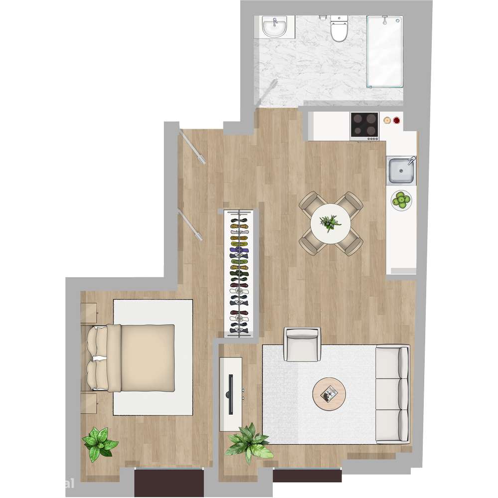 Apartamentos T1, T2 centro do Porto - Grande imagem: 4/8