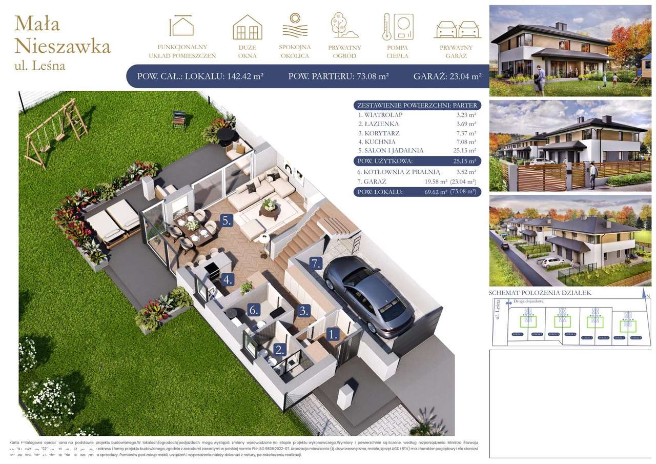 Dla Developera, 8 działek, Toruń, Mała Nieszawka, ul. Leśna - Pełny obrazek: 4/14