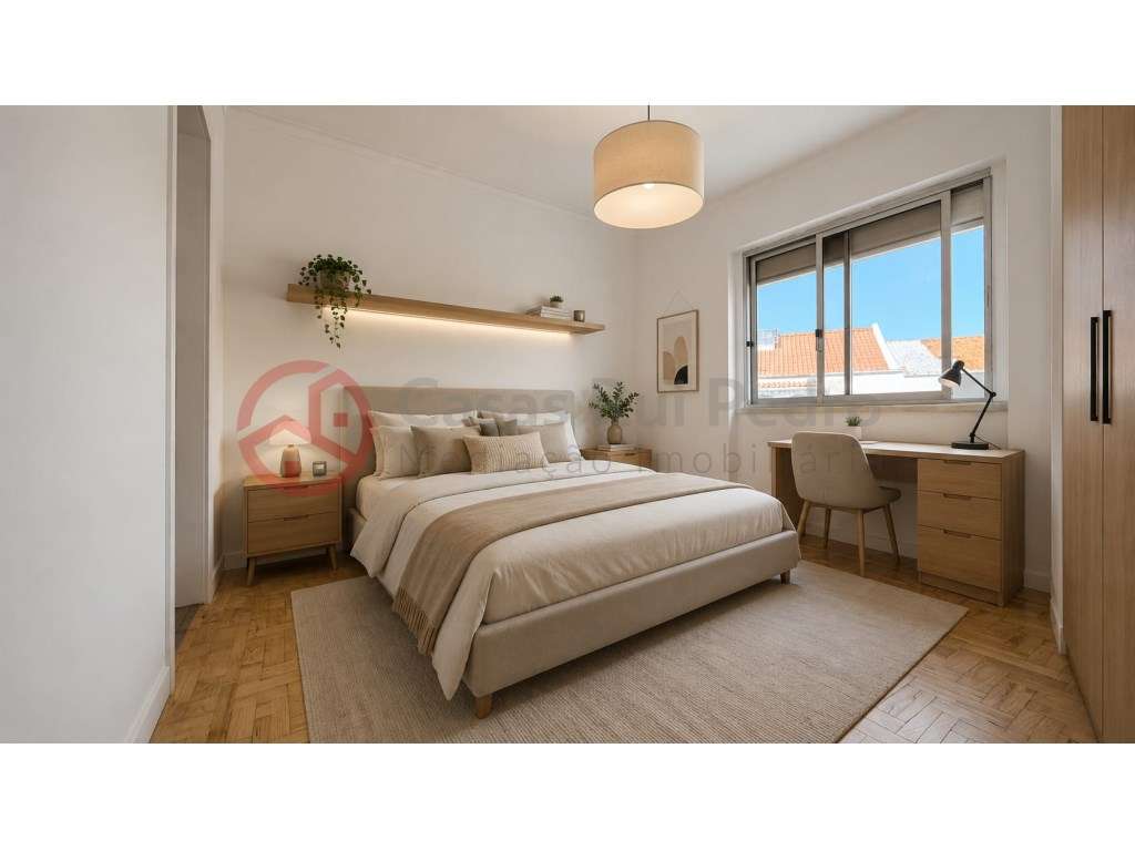 Apartamento T2 remodelado em Foros de Amora-4