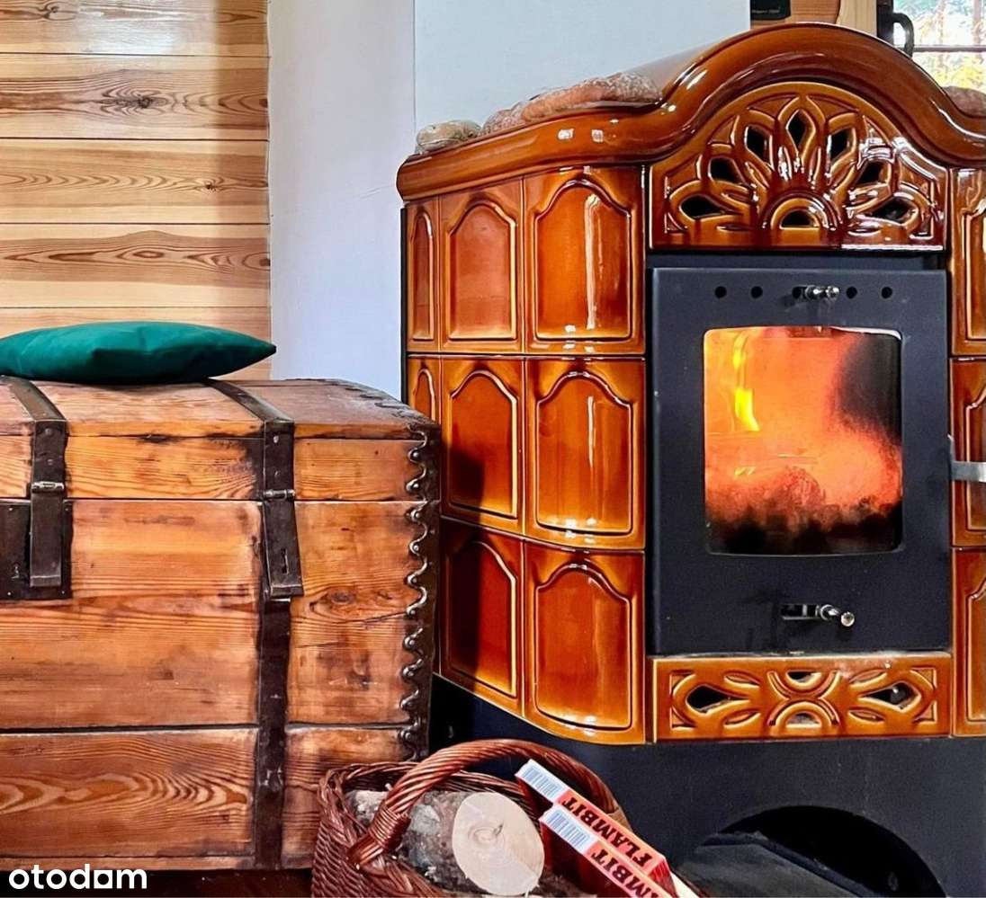 Dom drewniany całoroczny przy lesie Działka 915m-15