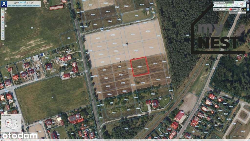 Działka Budowlana WĄGROWIEC Blisko Jeziora 1800 m2-3