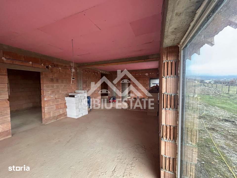 Casa 130 mp, teren 2800 mp, priveliste superba – Marginimea Sibiului - Imagine principală: 4/19