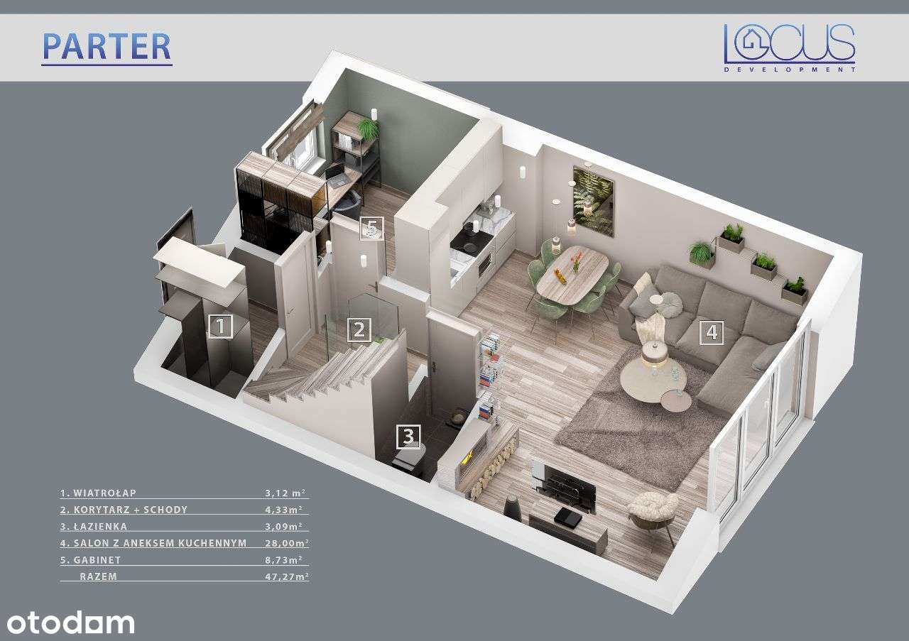 Dom, 91,60 m², Skoki-7