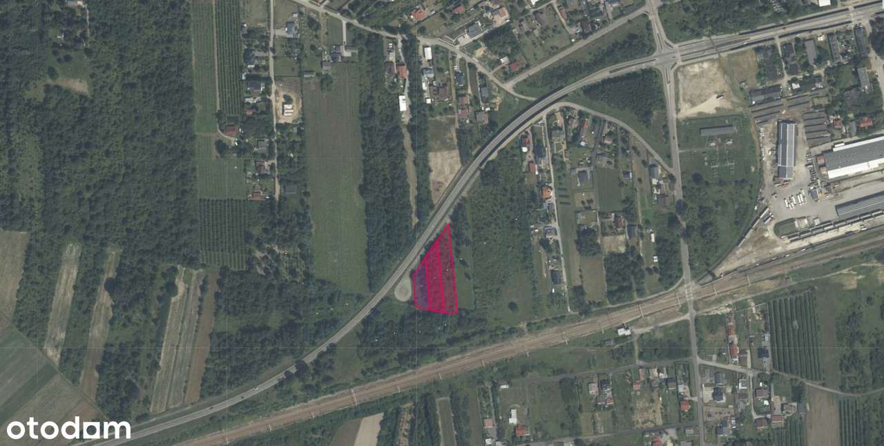 Działka  inwestycyjna  pow. 5 105 m², Radom ul. Fundowicza-5