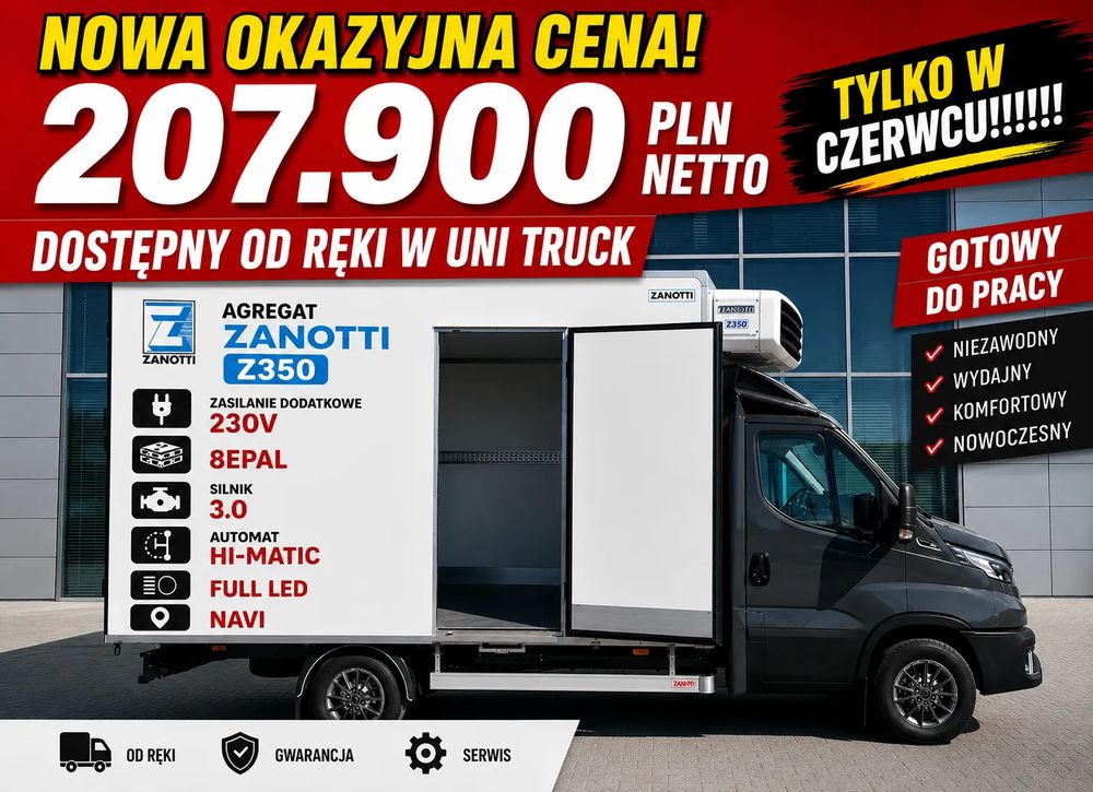 Iveco FABRYCZNIE NOWE • BEZ KOMPROMISÓW • FULL OPCJA izoterma dla wymagajacych,full wypas,zasilanie 230V,automat,3.0 silnik