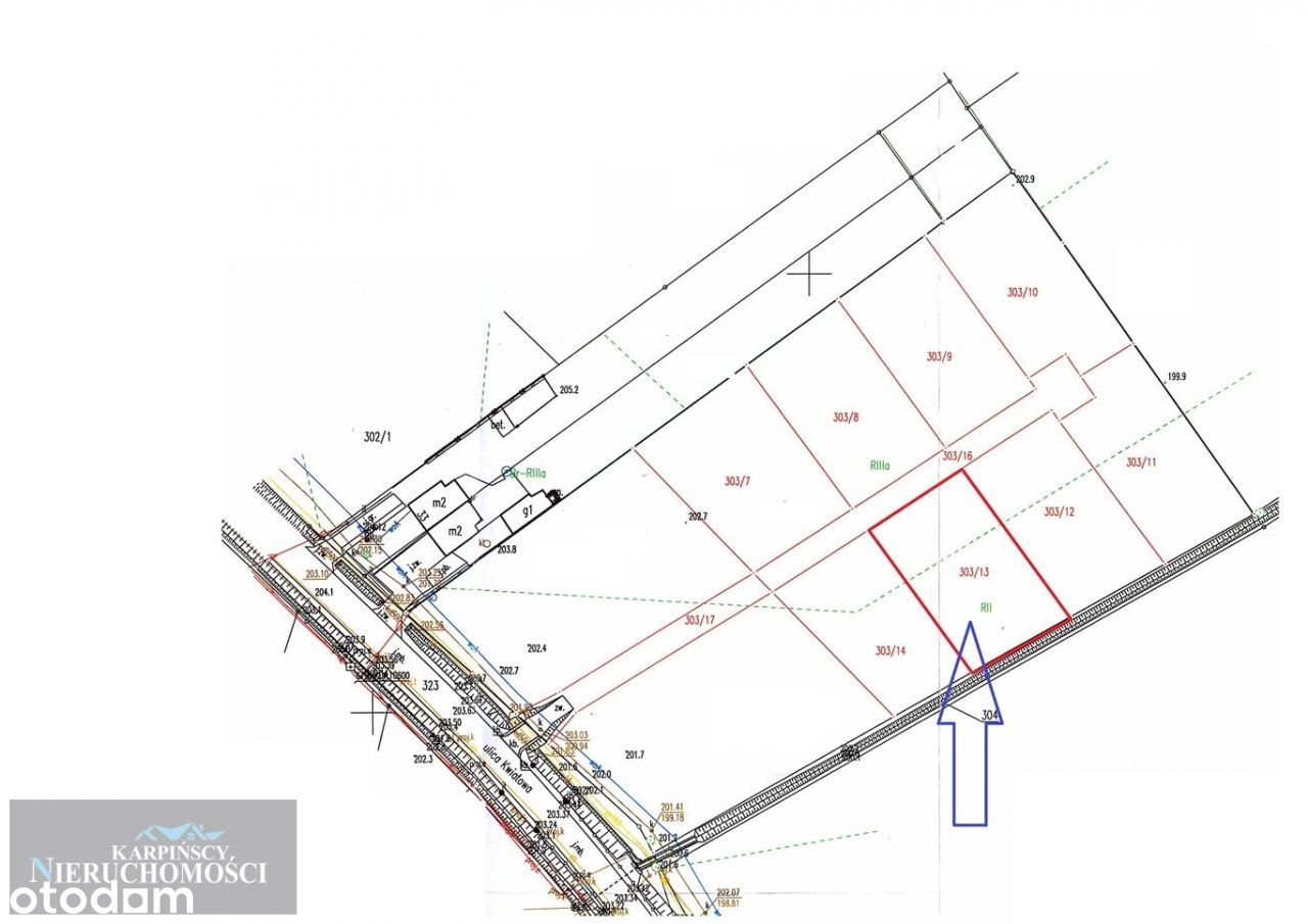 Działka budowlana 1052 m2 – Racibórz- Miedonia