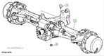 Przednia oś Dana Spicer 750/140 TLS bez hamulców John Deere 6930 - 2