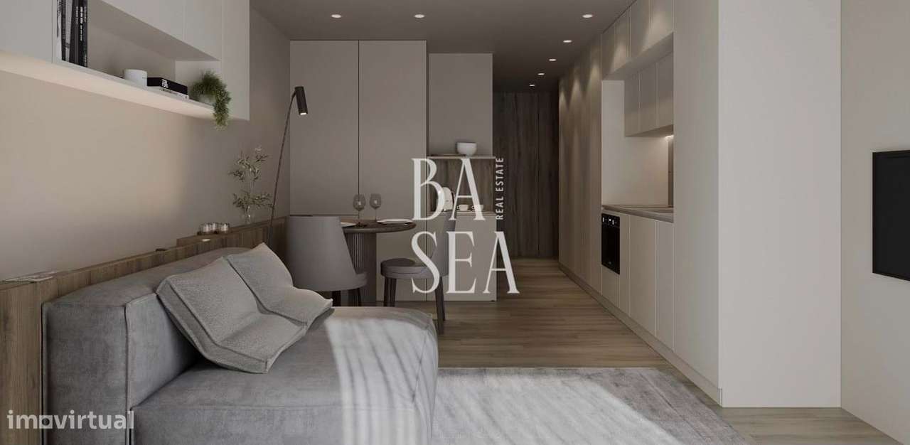 Apartamento T0 em Condomínio com Piscina em São Víctor Braga-0