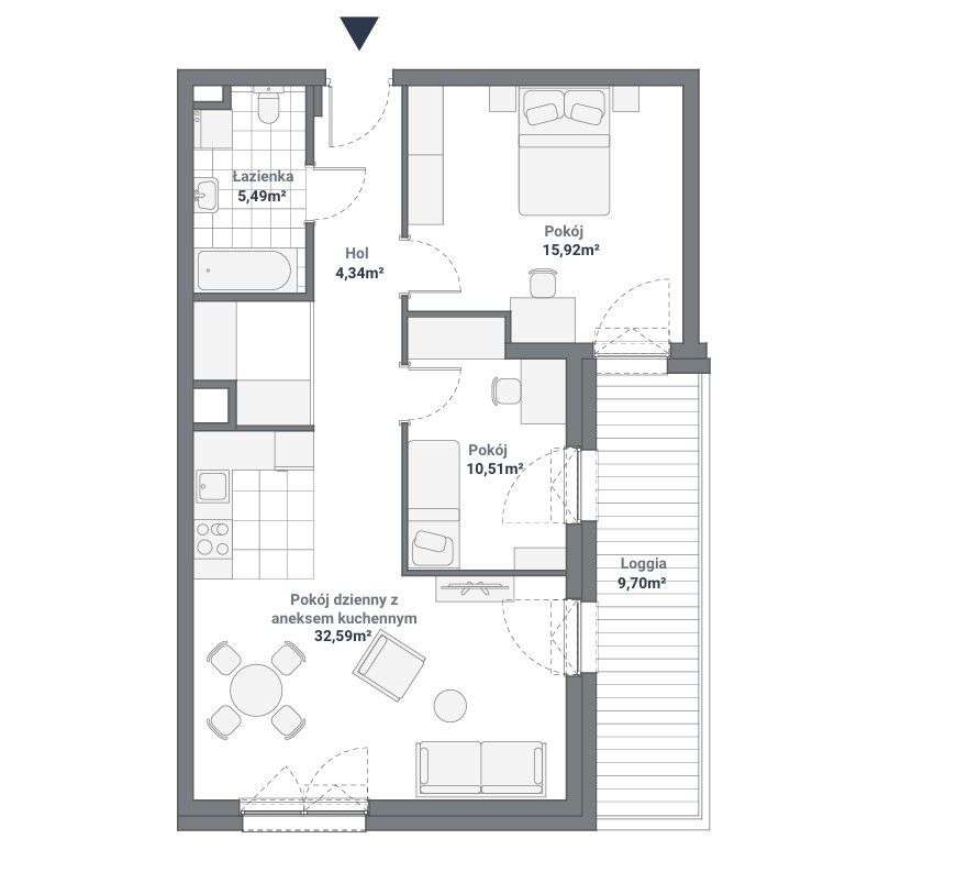 Nowe mieszkanie w Śródmieściu Gdyni - Pełny obrazek: 2/5