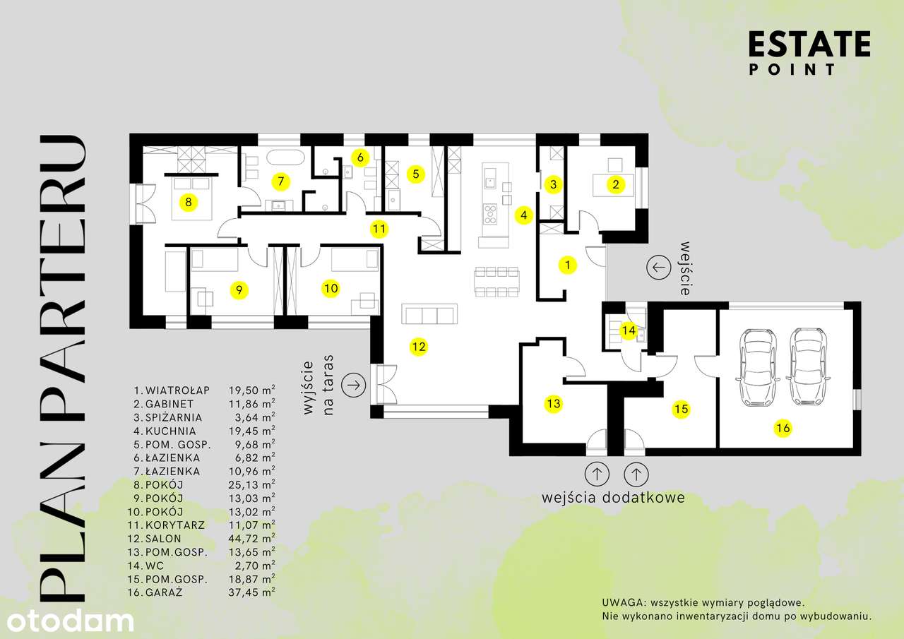 Dom parterowy z okazałym ogrodem | BORÓWIEC-19