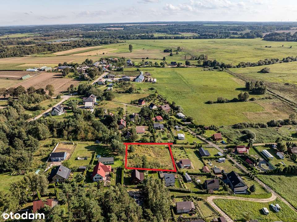 Działka na Zielonym Wzgórzu! 500m Jezioro Choczewskie! - Pełny obrazek: 4/7