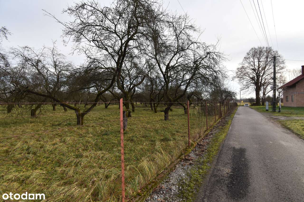 Działka z WZ tylko 4,3 km od centrum Łańcuta, przy drodze asfaltowej-6