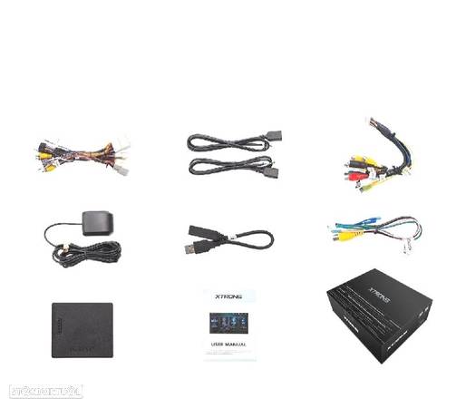 AUTO RADIO GPS ANDROID 12 PARA TOYOTA RAV4 13-17 - 2