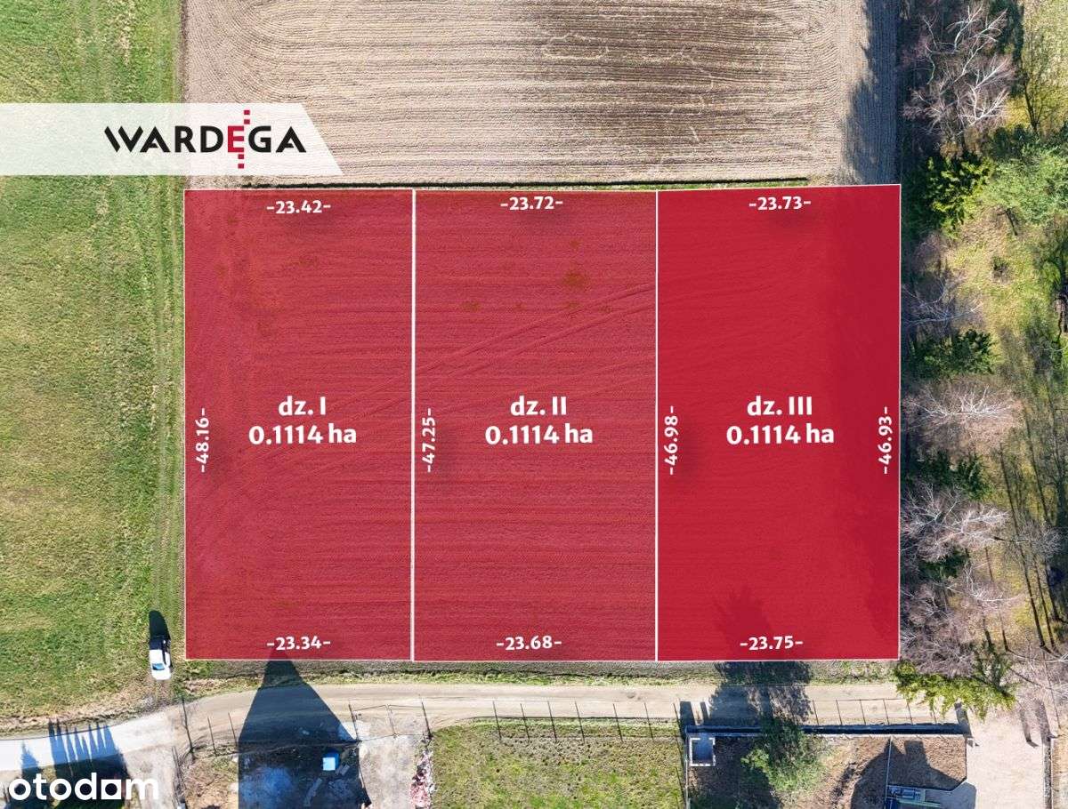 Działka budowlana 11.14 a (dz. I) - Sławkowice - Pełny obrazek: 4/5