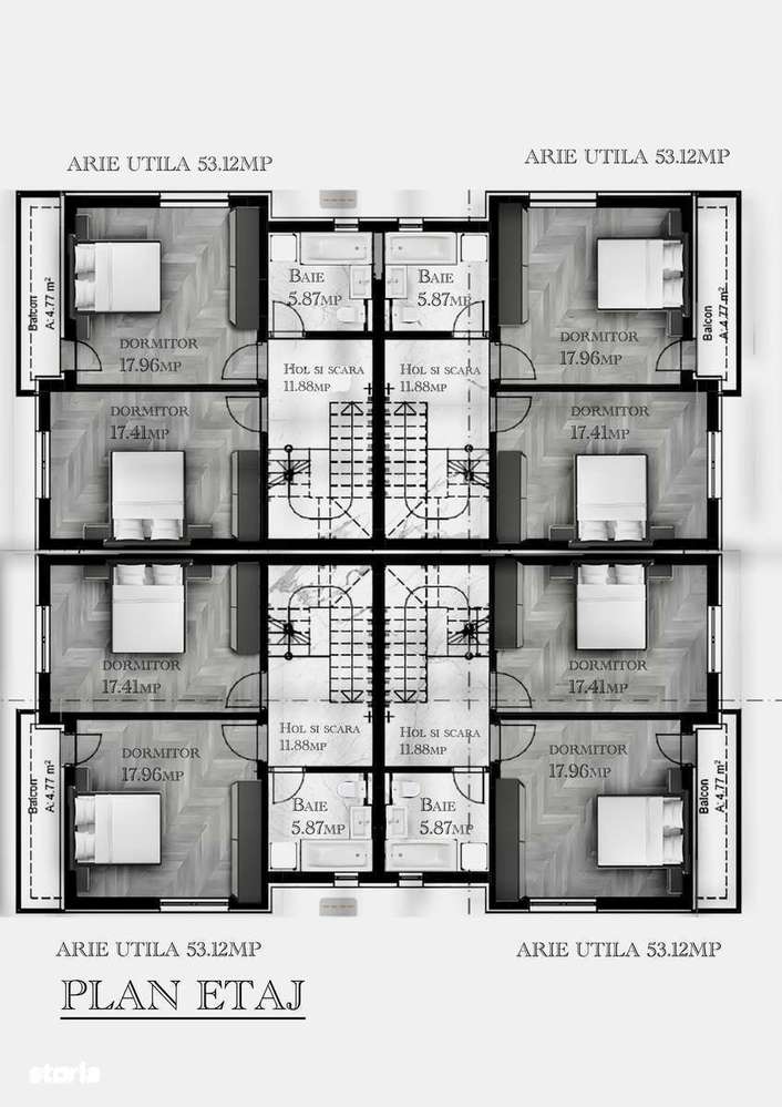 Case / Vile P+1E+M| 144mp utili/locuință| Dobroești,Ilfov| DEZVOLTATOR - Imagine principală: 4/10