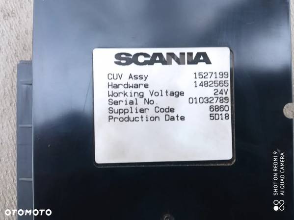 sterownik CUV komputer, moduł świateł Scania R  nr 01032789, nr 1527199 - 4
