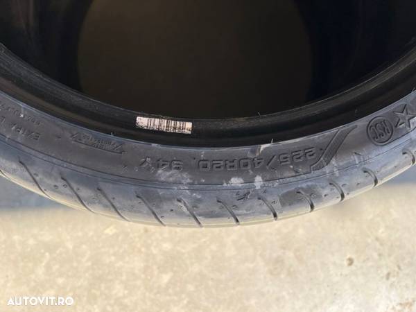 vand 2 anvelope 225/40/20 goodyear runflat de vară ca noi - 4