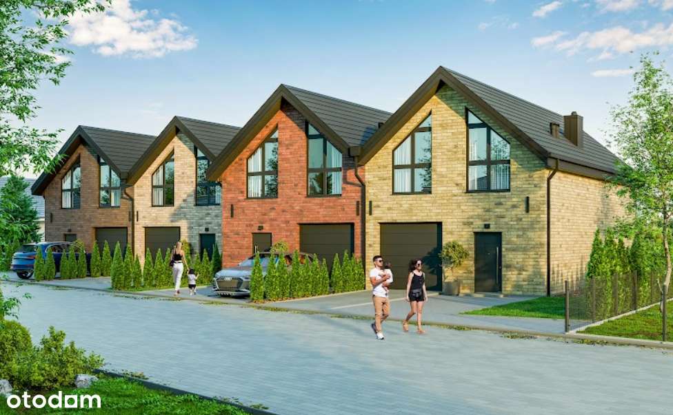 Domy z wyjątkową elewacją! Bez pozwolenia od MSWiA – w Dobrzykowicach - Pełny obrazek: 2/11