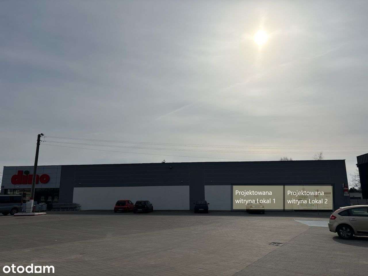 Lokal usługowy przy markecie Dino (aranżacja) REZERWACJA - Pełny obrazek: 2/2