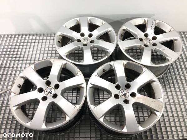 FELGI ALUMINIOWE KOMPLET 17 7.5J 5X108 ET45 ŚRODEK CENTR. 65 PEUGEOT 607 (9D, 9U) 2000 - 2022 - 1