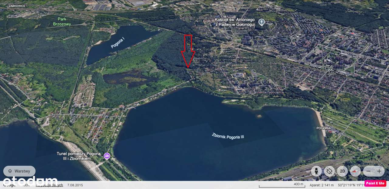 Działka budowlana Dąbrowa Górnicza ul.Parkowa Pogoria III-9