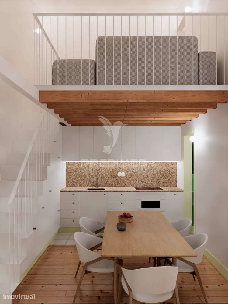 Apartamento Duplex T1+1 - Grande imagem: 1/7