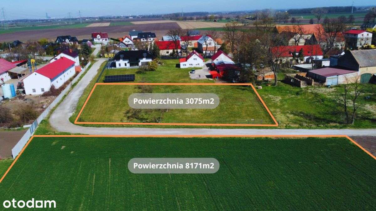 Działki budowlane Turów gm. Żórawina 11246 m2 - Pełny obrazek: 1/10