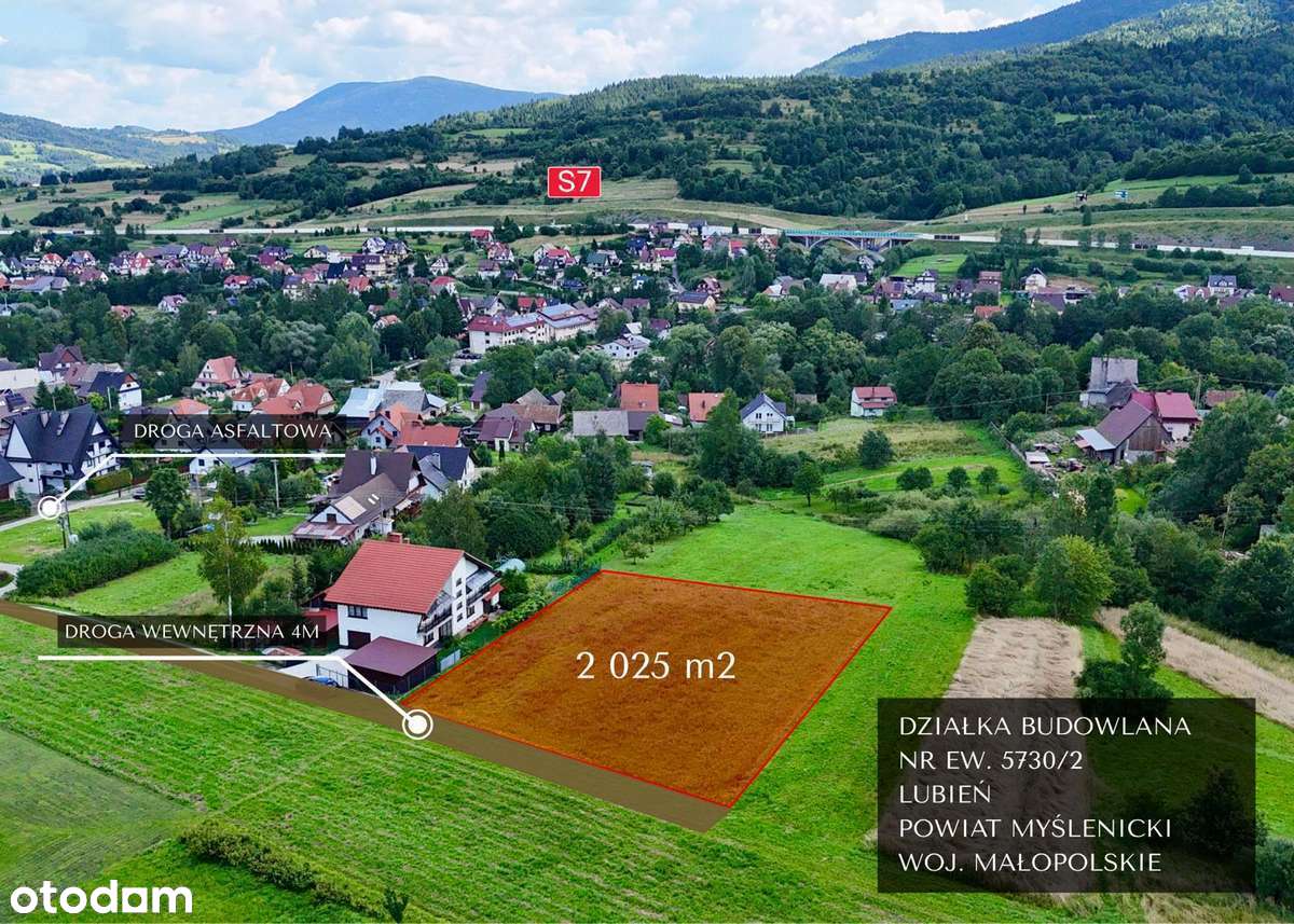 Działka w Lubniu, powiat myslenicki-1