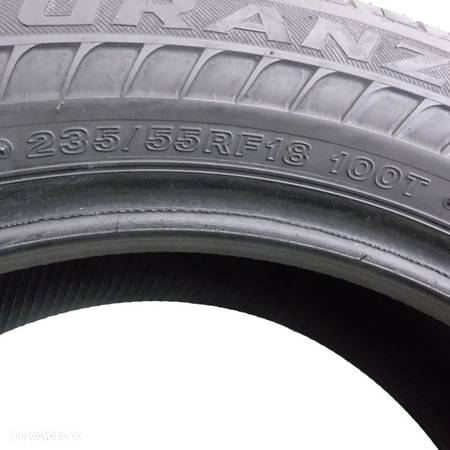 2 x BRIDGESTONE 235/55 R18 100T Turanza EL 400-02 RunFlat Lato M+S DOT17 6,2-6,5mm - 4