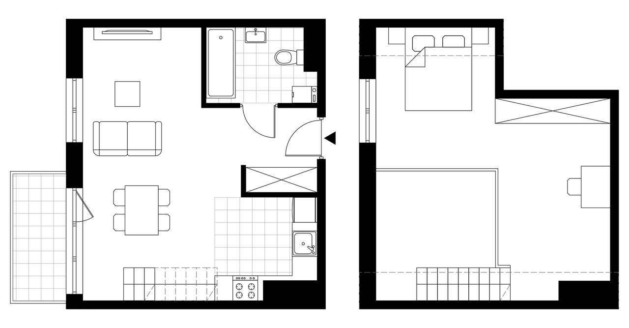 Ogrody centrum 2 | mieszkanie 1-pok. | A.3.35 - Pełny obrazek: 4/9