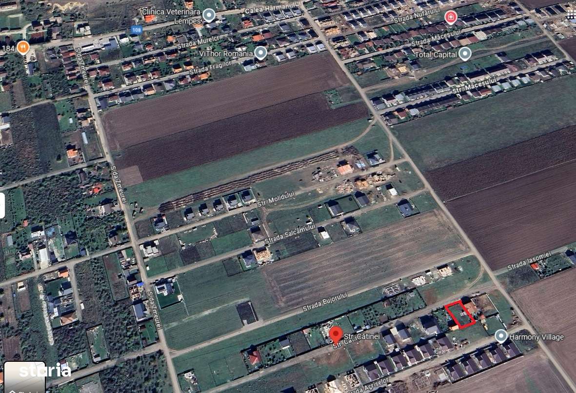 Vand teren intravilan - 515 mp in Sanpetru, Str. Catinei-1