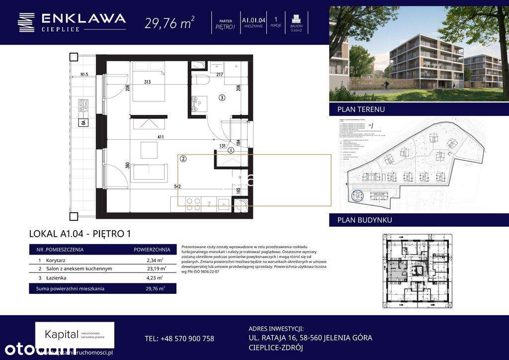 PROMOCJA | KAWALERKA | 6M2 BALKON |  NOWE OSIEDLE - View 2