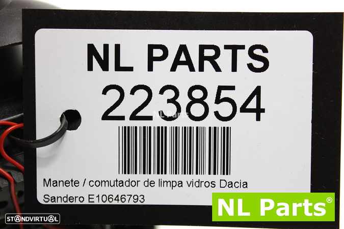 Manete / comutador de limpa vidros Dacia Sandero E10646793 - 7