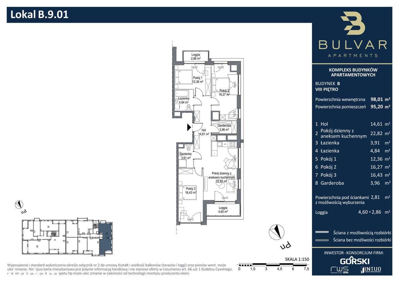 Bulvar Apartments | mieszkanie 4-pok. | B.9.01 - Pełny obrazek: 2/9